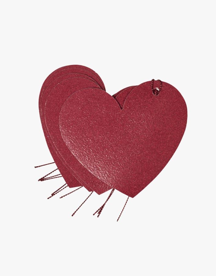 Kingisildid 6tk punane - 9 cm punane - 1