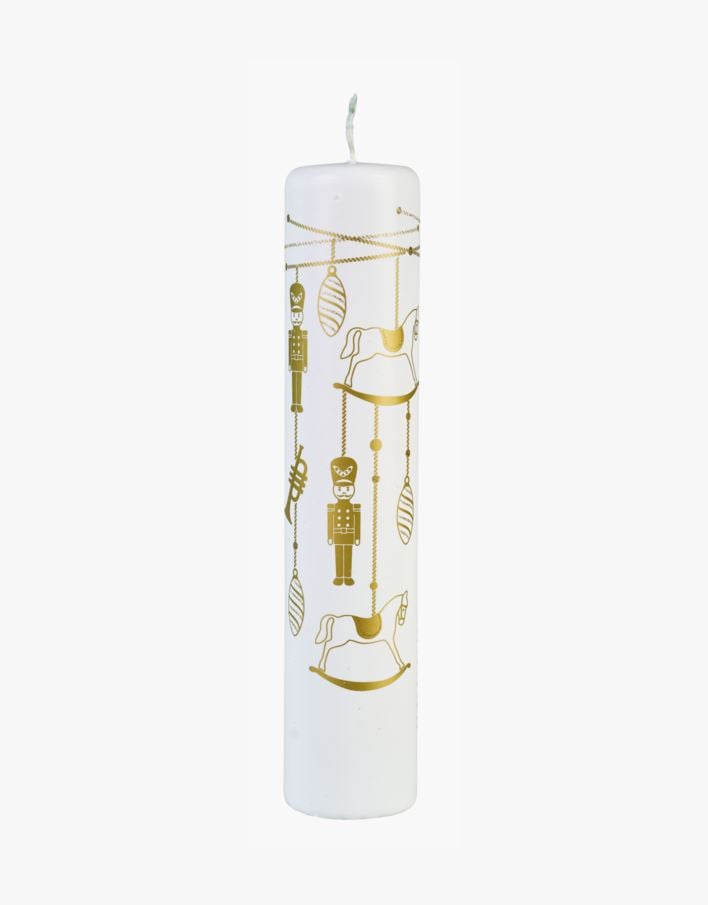 Dekoratiivküünal kuldne - 25 cm 5 cm kuldne - 1