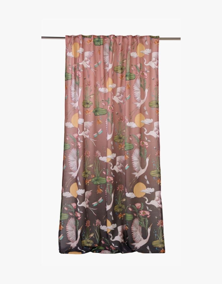 Kardin mitmevärviline/roosa - 140x240 cm mitmevärviline/roosa - 1