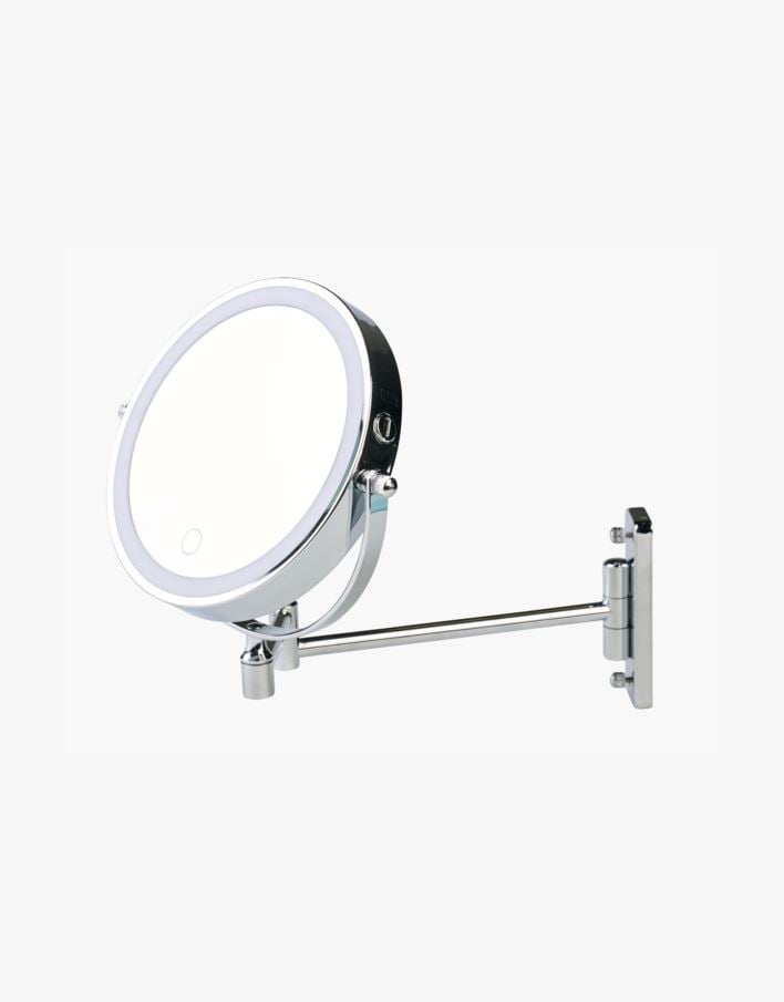 Peegel led valgustusega hõbedane - 20x29 cm hõbedane - 1