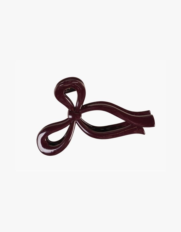 Juukseklamber tumepunane - 11x7x3,5 cm tumepunane - 1