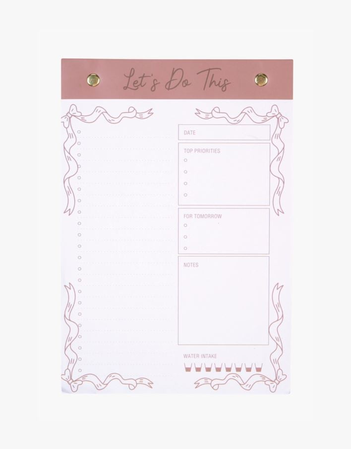 Nädala planeerija roosa - 14,5x21 cm roosa - 1