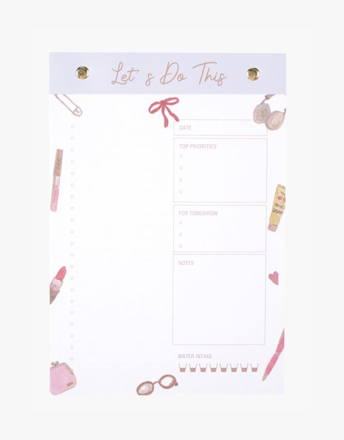 Nädala planeerija roosa - 14,5x21 cm roosa - 1