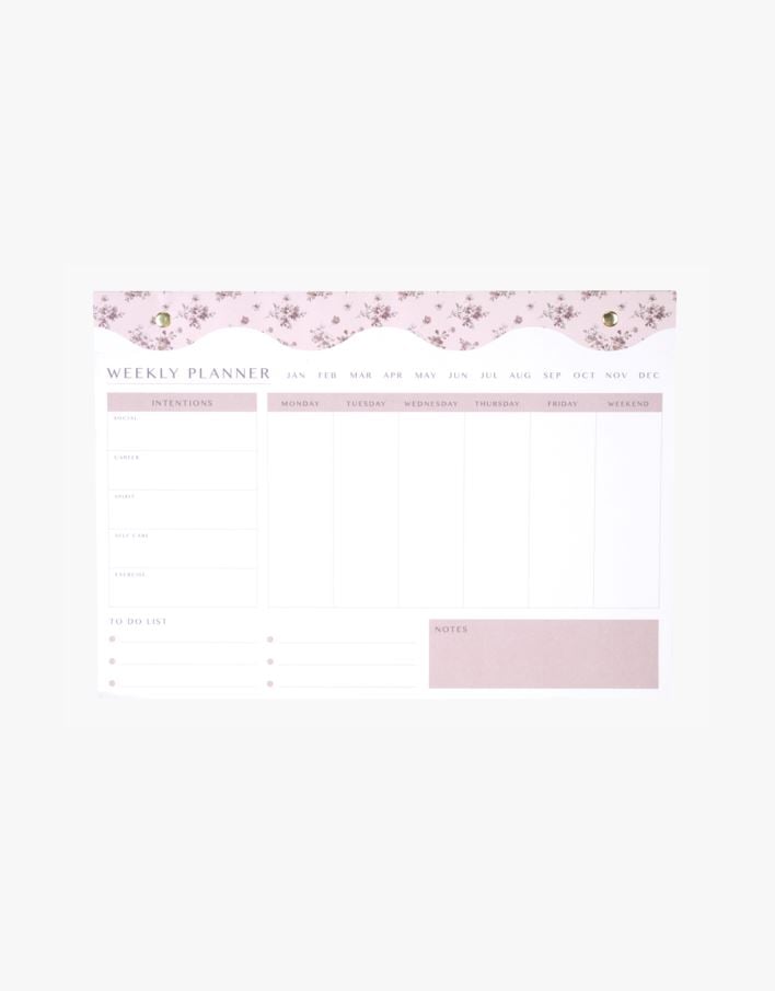 Nädala planeerija mitmevärviline/beez - 21x30 cm mitmevärviline/beez - 1