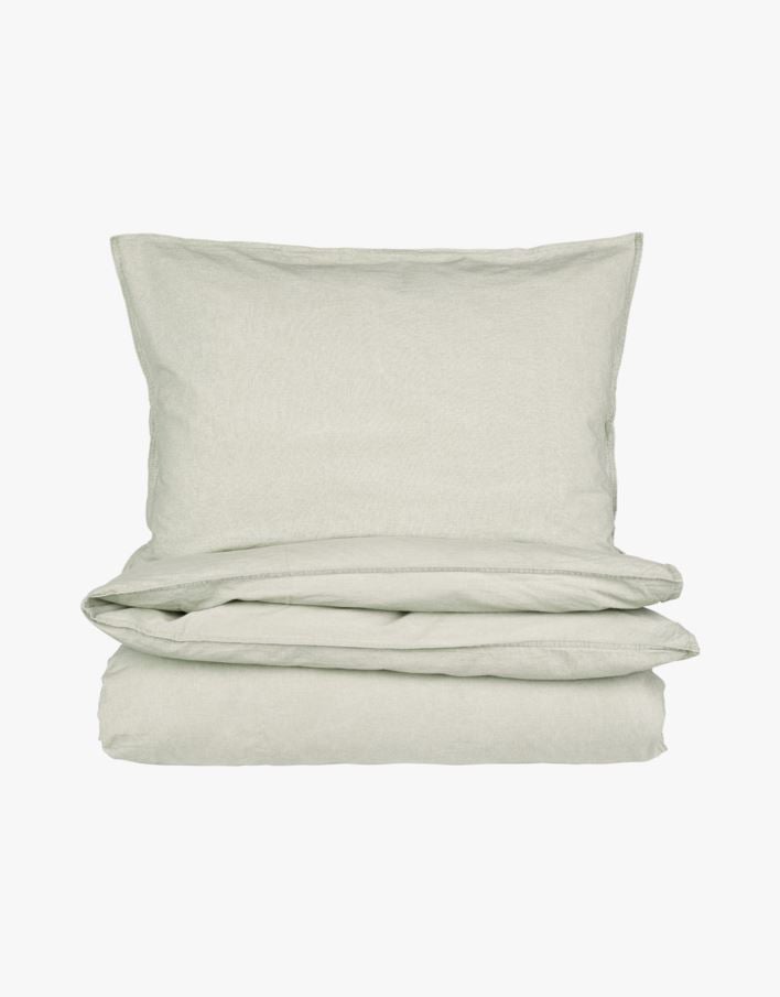 Voodipesukomplekt puuvillane roheline - 150x210 cm roheline - 1