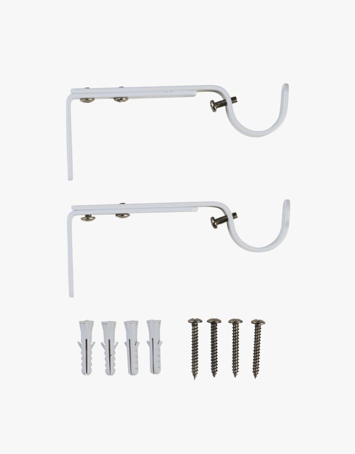 Seinakinnitused valge - 22/25 mm valge - 1