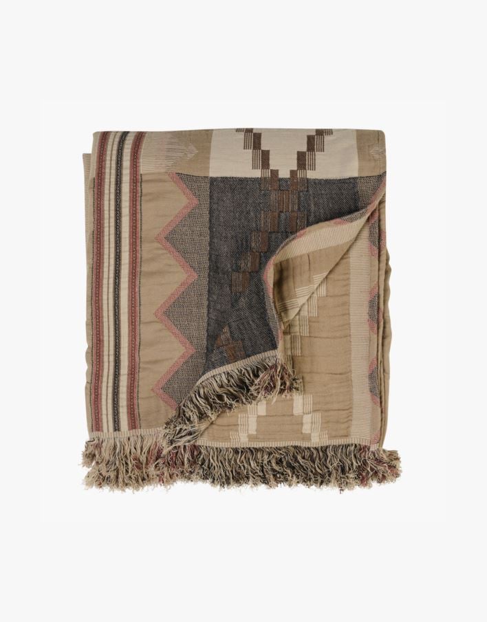 Pleed mitmevärviline/pruun - 130x170 cm mitmevärviline/pruun - 1