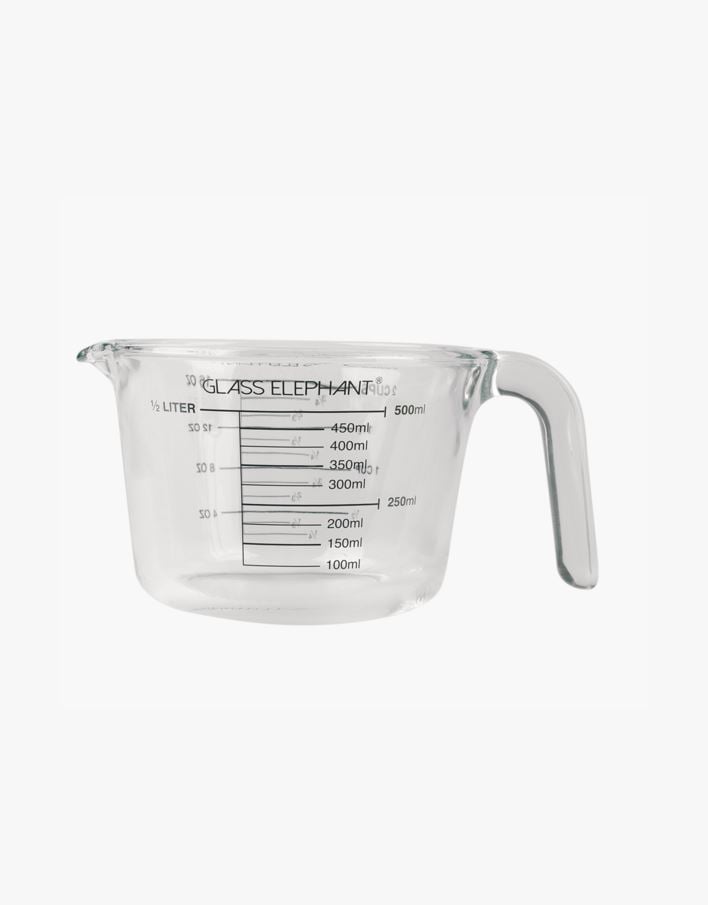 Mõõtetops läbipaistev - 21,5x15,8x11 cm 1000 ml läbipaistev - 1